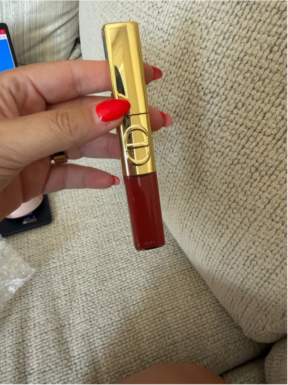Women's Dior Rouge Dior Sequin Liquid Duo 881 Carousel Red Gold One Size